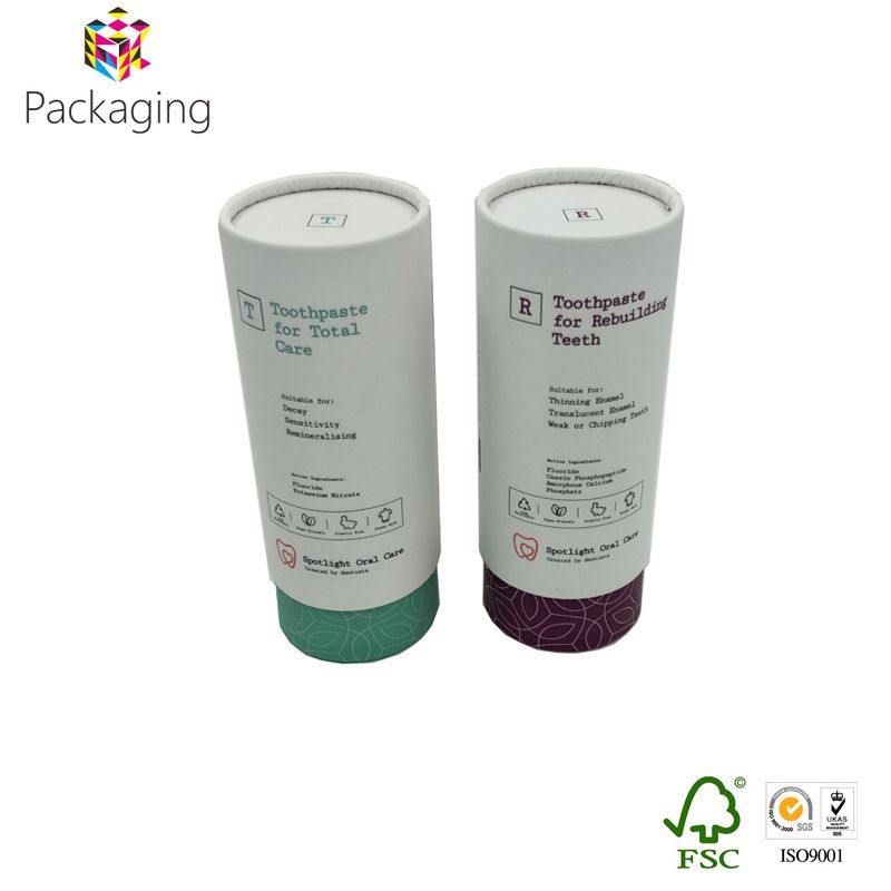 Color printed customized paper tube