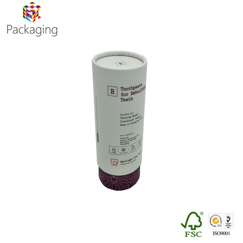 Color printed customized paper tube
