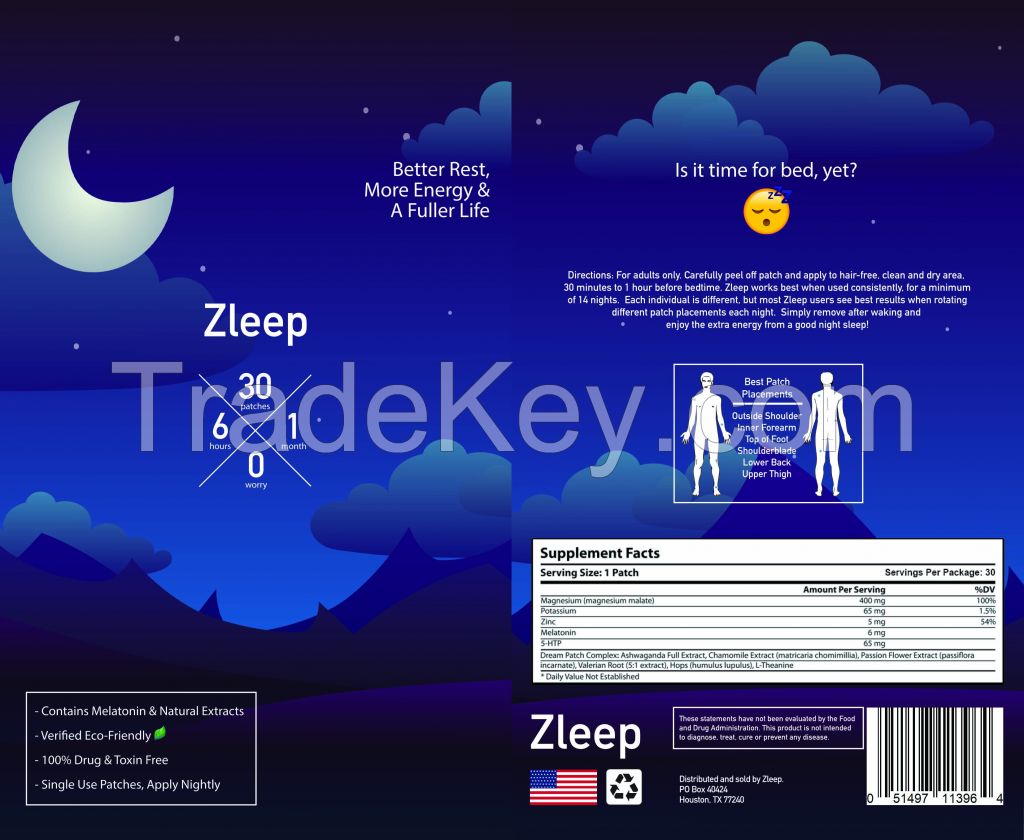 Melatonin Sleep Patches