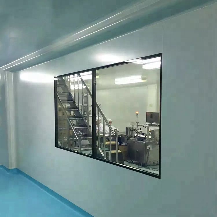 High Quality Building Material 5mm Thickness Tempered Glass Aluminum Frame Cleanroom 