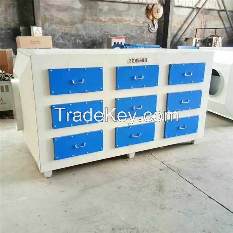 Activated carbon adsorption box