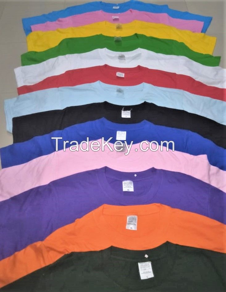 Cotton Stock the best quality wholesale promotional tee shirt S/S