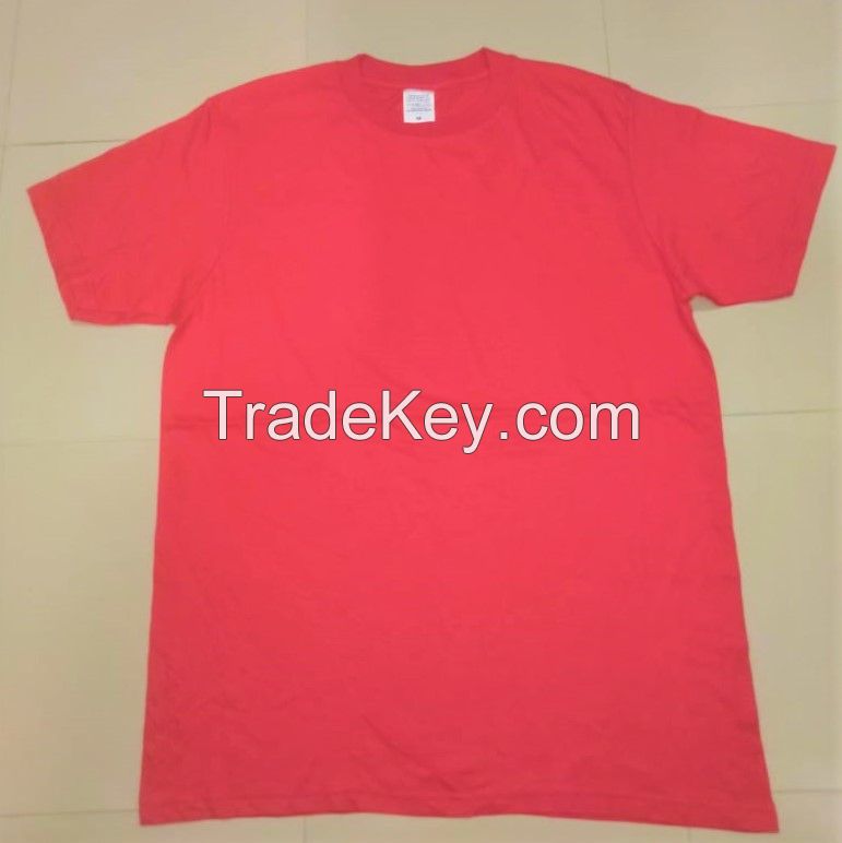 Cotton Stock the best quality wholesale promotional tee shirt S/S