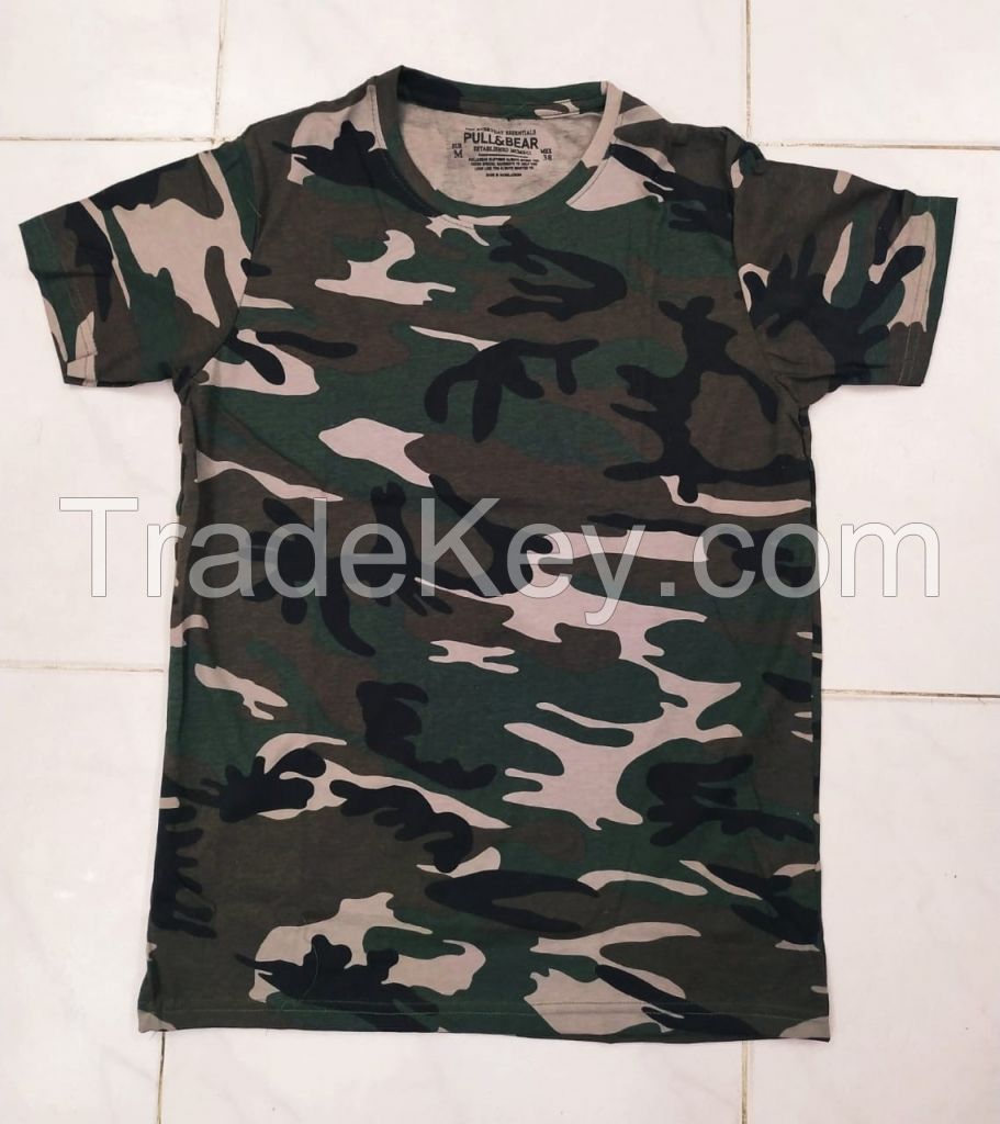 Cotton the best quality fashionable printed tee shirt S/S