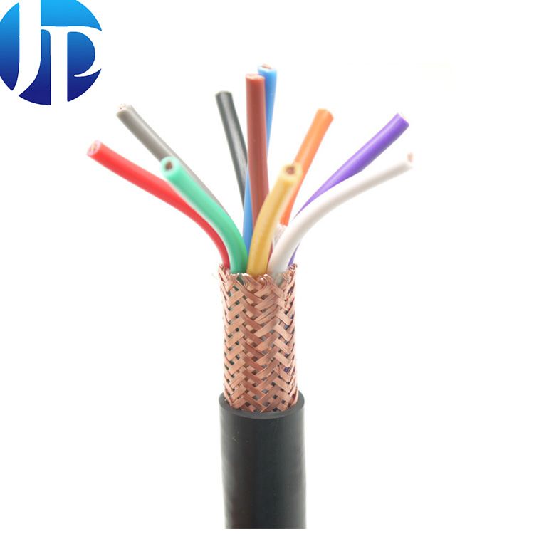 RVVP flexible shielded cable three core 3*1.5mm copper shield cable wire