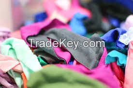 All type of garments cutting waste fabric clips woven,non woven,knit,denim & all type of sizing waste yarn