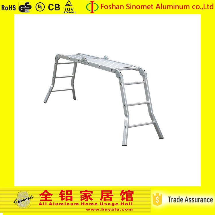 hot sale home use and industrial floding aluminum step ladder 