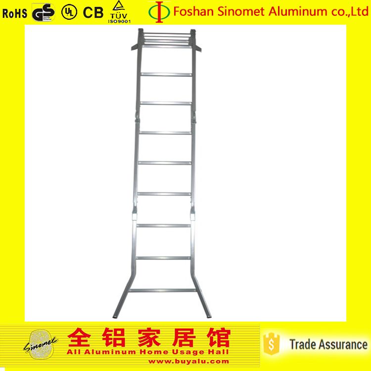 hot sale home use and industrial floding aluminum step ladder 