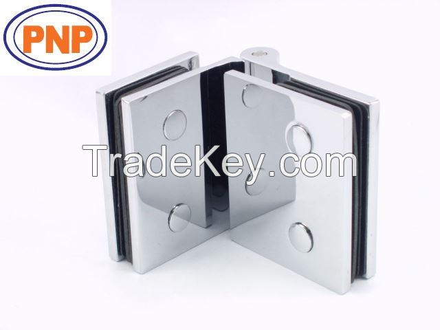 PNP990N-4 Glass To Glass 90 Degree Front Shower Hinges