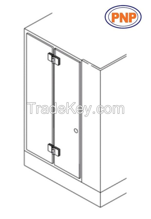 PNP990N-3 Glass To Glass 180 Degree Front Shower Hinges