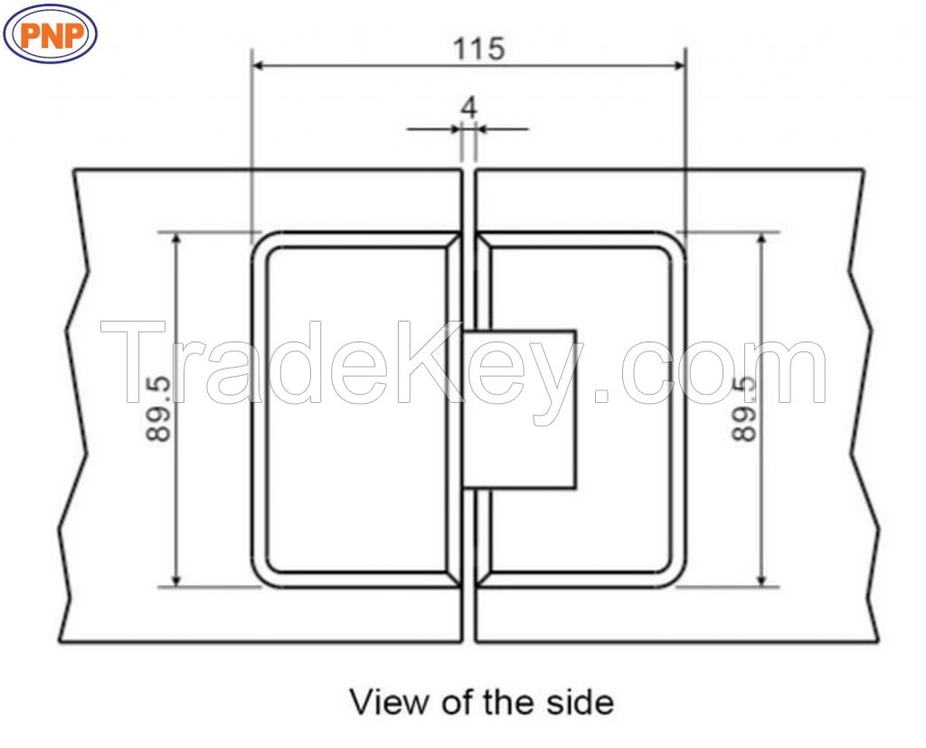 PNP73B-4 Glass To Glass 90 Degree Shower Hinges