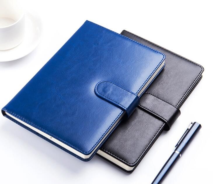 A5 Size Soft Touch PU Cover business Notebook with magnet buckle