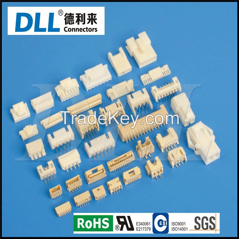 High quality jst ph 2 pin smt right angle block terminal cable with connector