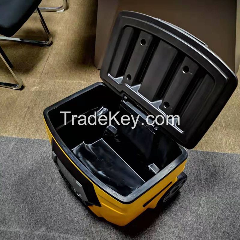 Multifunction Speaker Wheeled cooler box 50L  with Bluetooth ice box trolley cooler