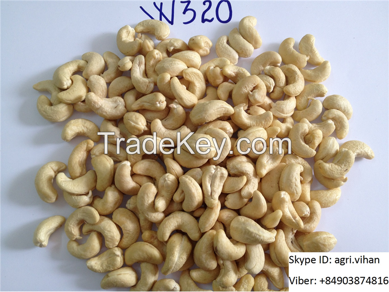 Vietnamese Cashew Nuts Kernels WW320