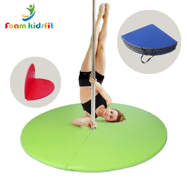 Customized  folding pole dance soft mat floor sport mat