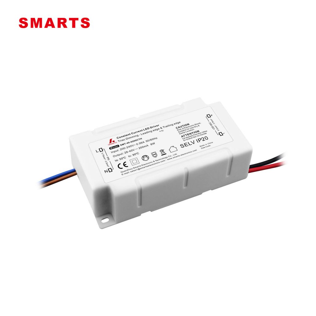 200ma 8w triac dimmable constant current led driver triac dimming cont