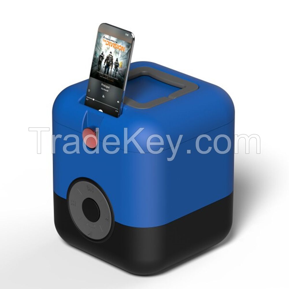 Portable Cooler Box with Bluetooth speaker USB charger