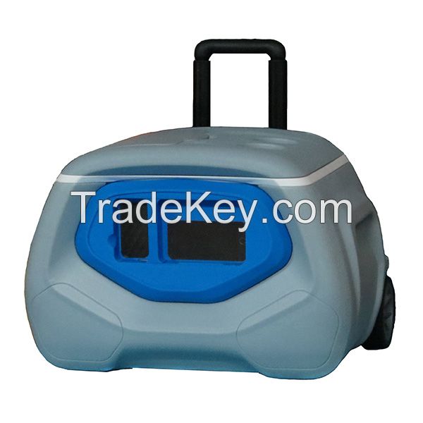 camping wheeled cooler box with speaker