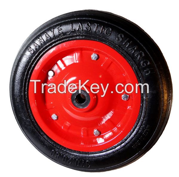 Tubeless Wheelbarrow Wheel 350*80 - Rubber Bushing