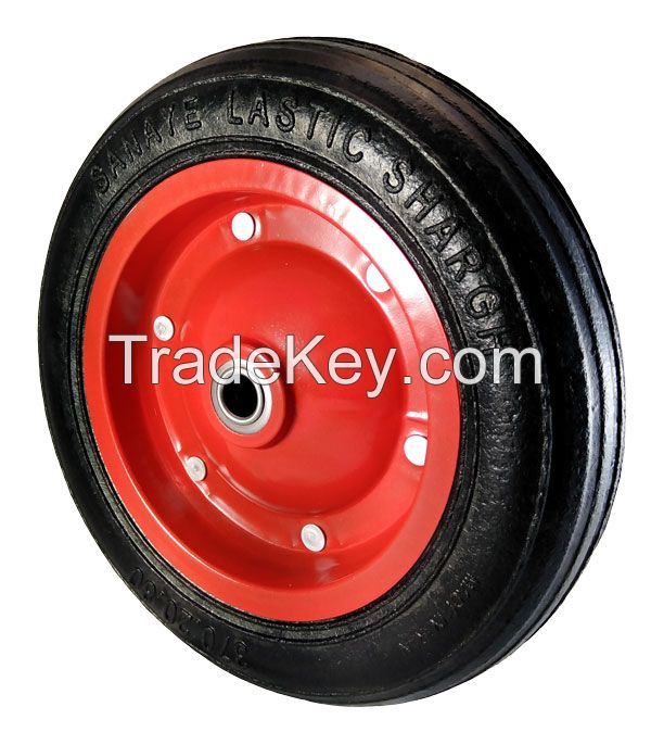 Tubeless Wheelbarrow Wheel 350*80 - Rubber ball bearing
