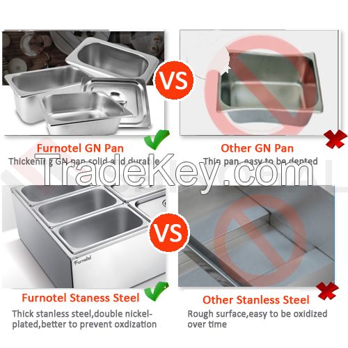 Electric 2/3/4/6-pan Bain Marie in UAE