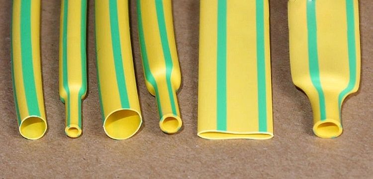 High Quality Yellow Green Heat Shrink Tube