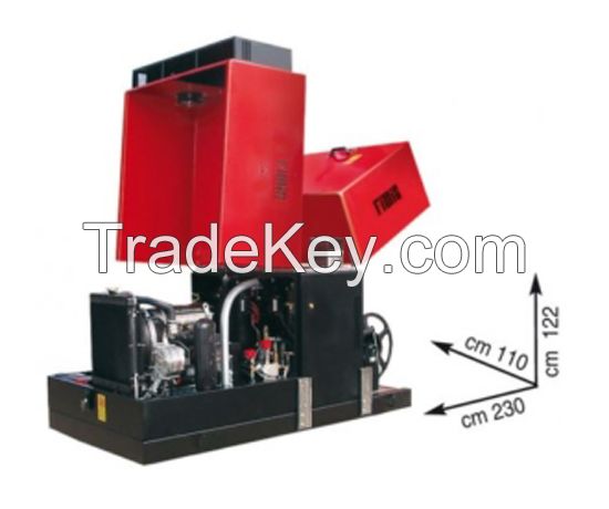 Hydro Cleaner Machine High-pressure Warm Water Jet Cleaners Series Trailer