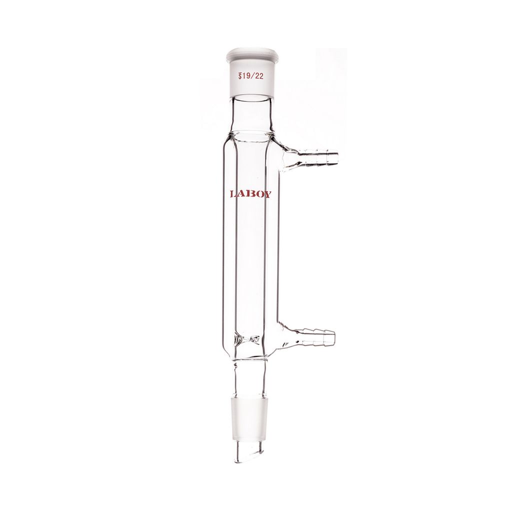 Laboy Glass Condenser Liebig Graham Coiled Reflux Distillation Condenser with Standard Joints