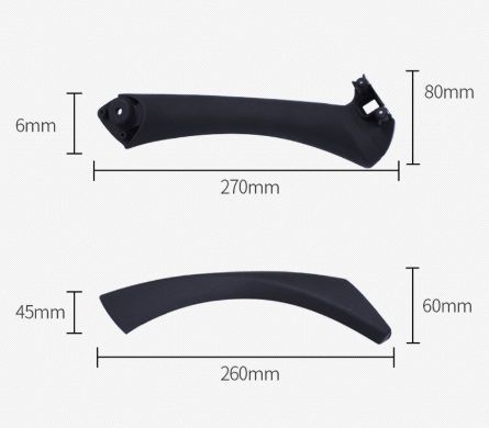 Inner Door Pull Handle Gray Beige Black left Right For BMW 3 series E90 E91 E92 316 318 320 325 328i