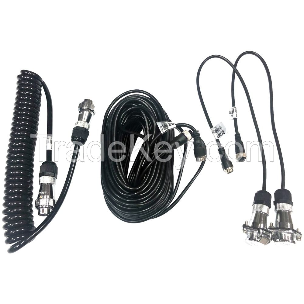 BOYO Vision VTSP415 4-Pin Spiral Trailer Cable