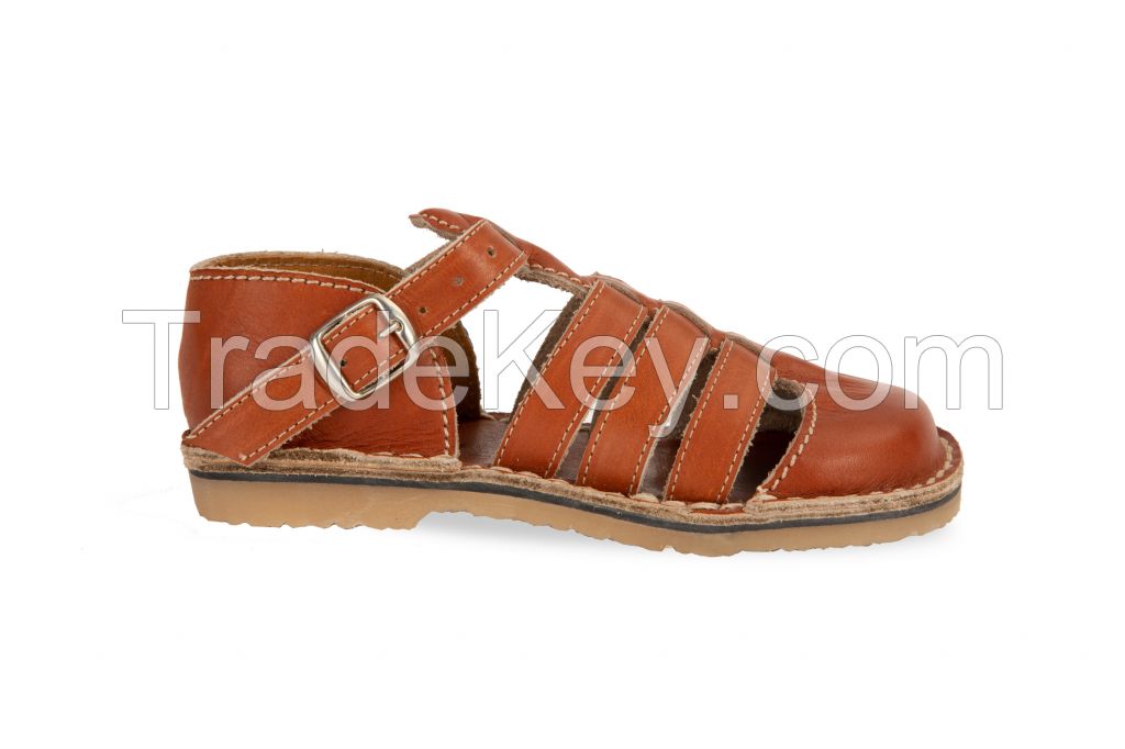 children leather sandal