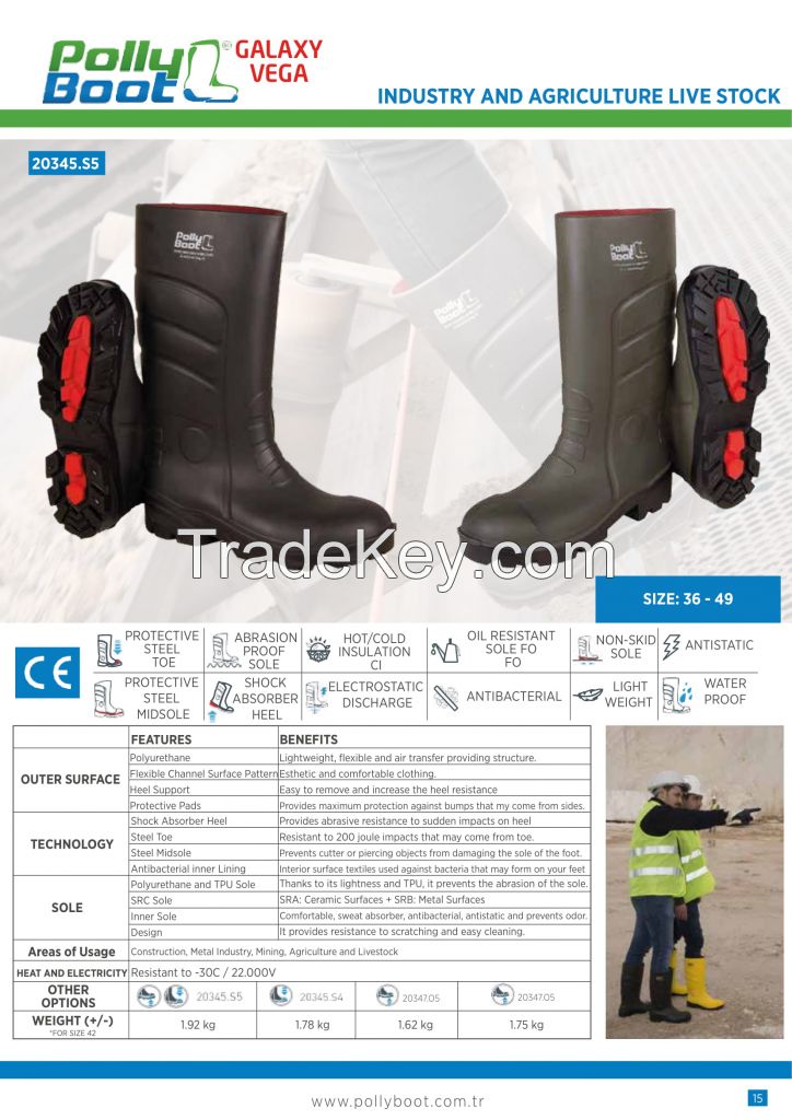 VEGA PU Occupational Safety Boots