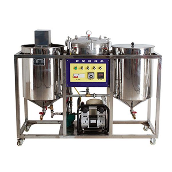 Small scale edible oil refining machine crude oil refinery machine, mi