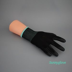 Carbon  PU Palm Glove