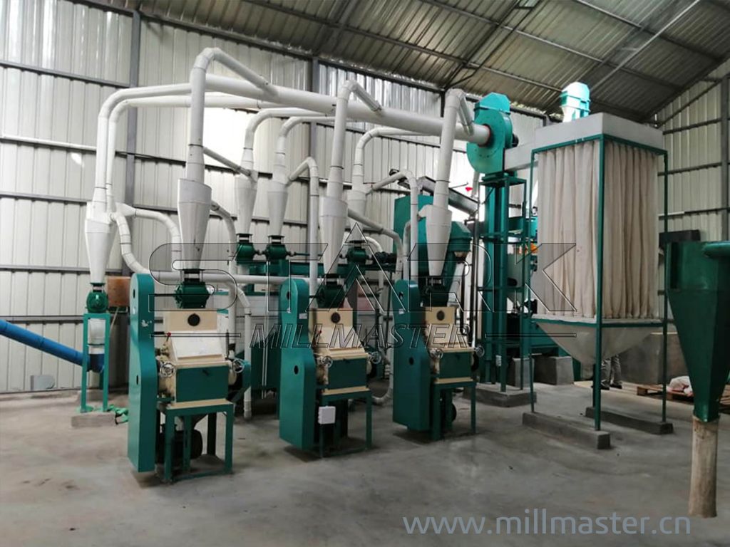 20T 30T 50T  Tanzania Pure maize flour milling machine