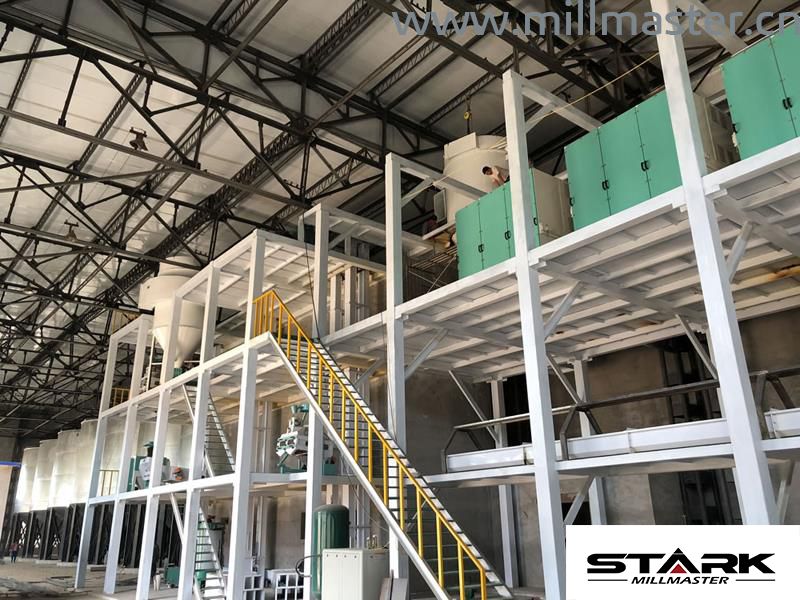 500Tons /24h Automatic PLC control wheat maize Flour Mill Plant
