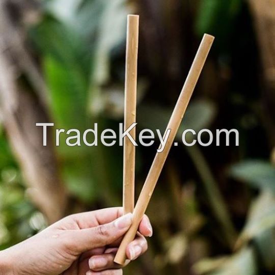 Bamboo Drinking Straws Eco-friendly Reusable Kitchen Straw