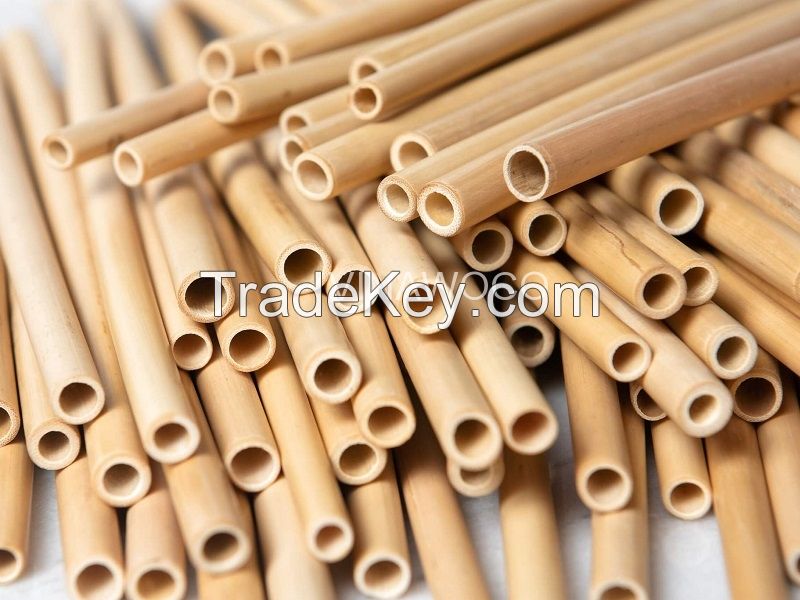 Vietnam Bamboo Straws Reusable Custom Logo Natural pailles de bambou 