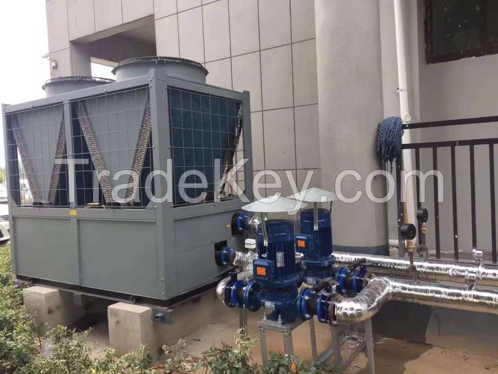 air source water chiller and heat pump for school cooling and heating