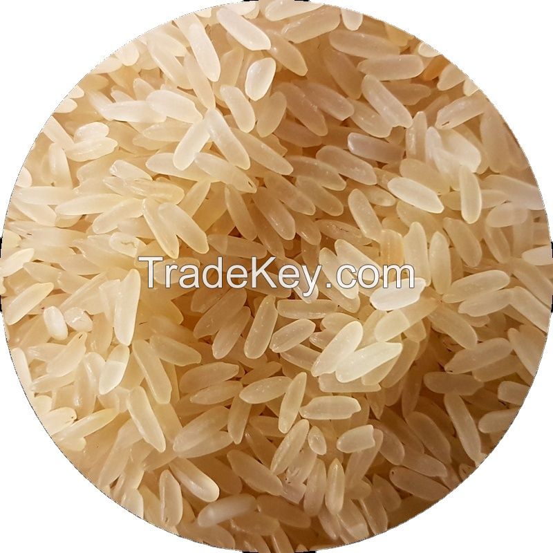 Premium Quality Indian Long Grain Parboiled IR 64 Parboiled Rice Non-Basmati Organic Rice 5% Broken Available in 10/25/50kg Bags