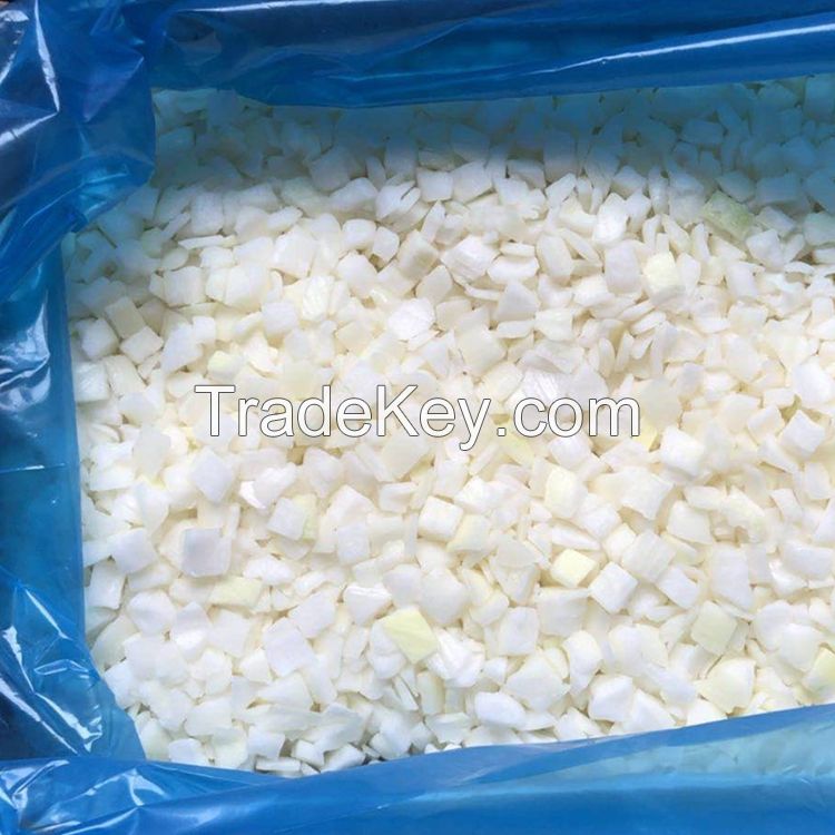 Wholesale bulk iqf scallions diced frozen fresh scallions diced IQF vegetables onion strips diced