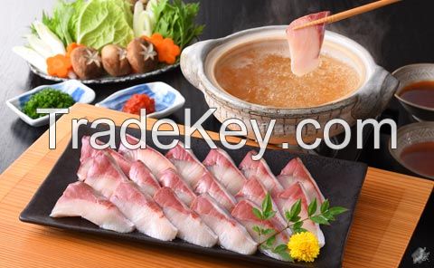 South African Yellowtail Amberjack (Buri) seafood sushi sashimi fresh fish South African food white fish