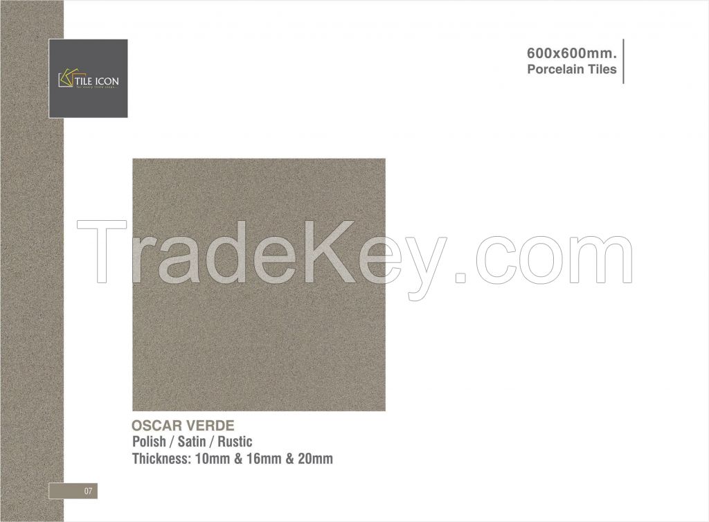 Tile Icon Tiles, Full bodied tiles, Glazed, unglazed tiles