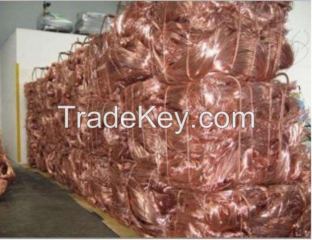 China factory cheap price ready goods copper wire scrap 99.9% 