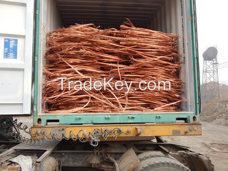 China factory cheap price ready goods copper wire scrap 99.9% 