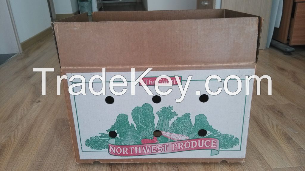 vegetable and fruit wax dipper carton box