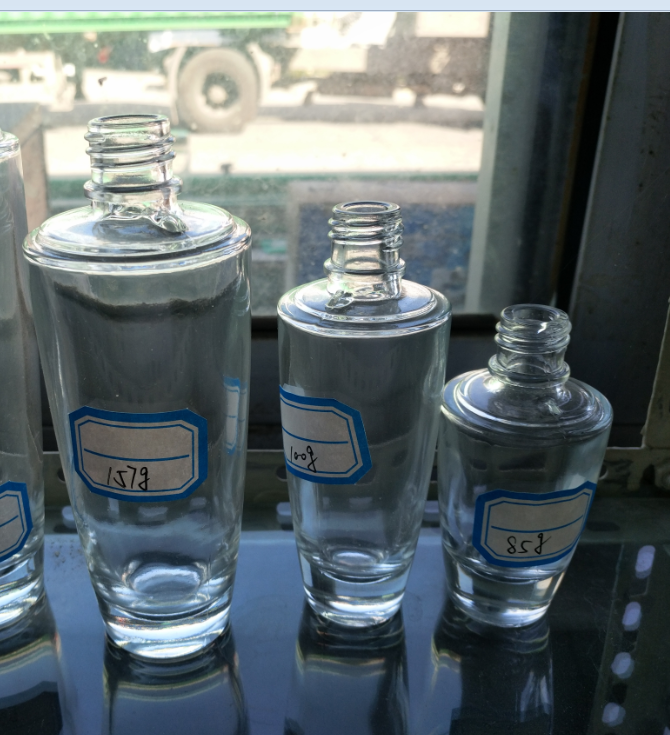 perfume glass bottle moulded vials