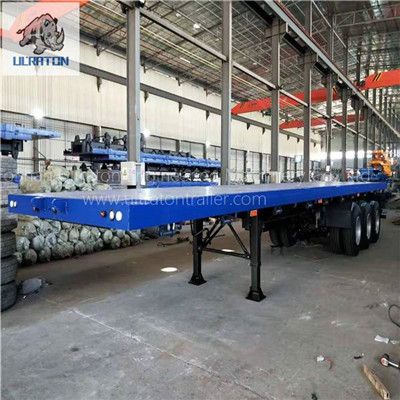 Flatbed Container Transport Semi Truck Trailer