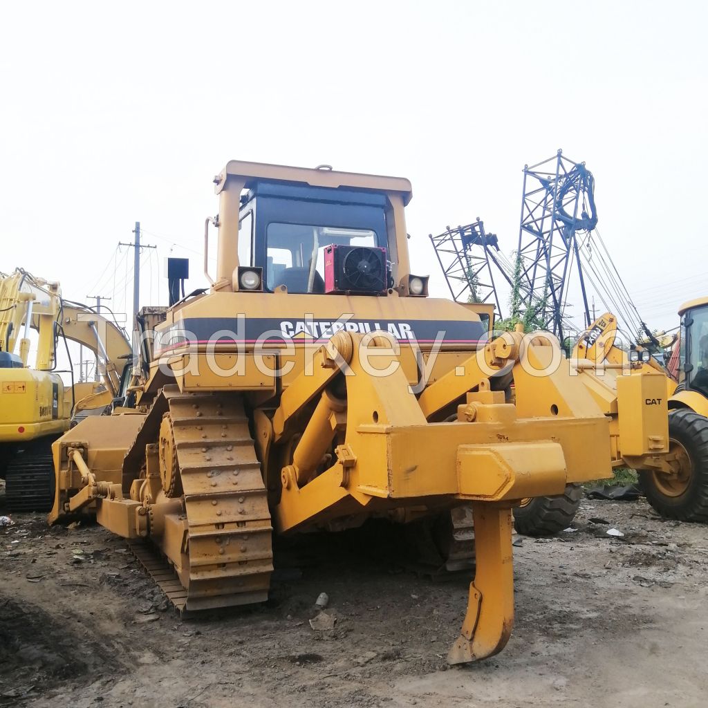 good quality CAT second-hand bulldozer D7H  for export with low price